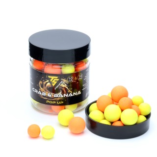 Плуващи Топчета TS fishing POP UP 10&14mm, Crab & Banana