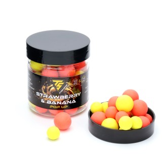 Плуващи Топчета TS fishing POP UP 10&14mm, Strawberry & Banana