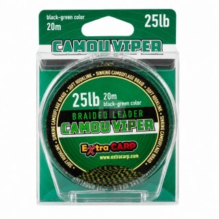 Повод Extra Carp Camou Viper 20м