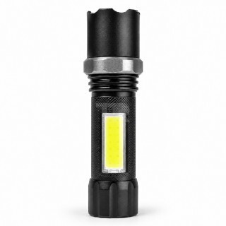 Power Style Акумулаторен LED Фенер Със Странична COB Светлина 