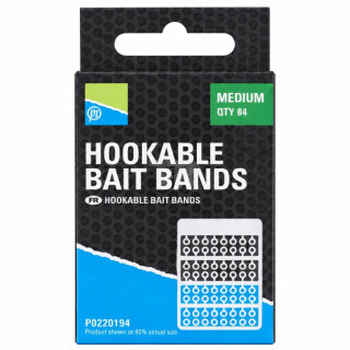 Preston Hookable Bait Bands Medium – 84 бр.