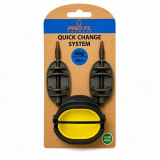 Pro FL Quick Change System Feeder Set 60g 2pcs Метод Фидер Хранилки С Форма
