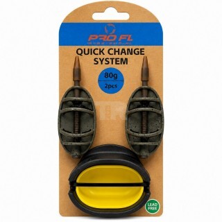 Pro FL Quick Change System Feeder Set 80g 2pcs Метод Фидер Хранилки С Форма