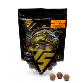 Протеинови топчета TS fishing BOILIES GROUNDBAIT PRO Series, Crab & Blue Plum 20mm  