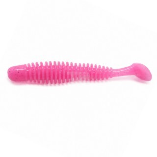 Reins Bubbling Shad 3.0 #128 Glow Bubblegum Silver 8pcs