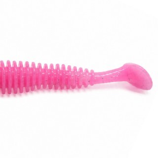 Reins Bubbling Shad 3.0 #128 Glow Bubblegum Silver 8pcs
