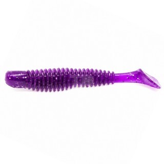 Reins Bubbling Shad 3.0 #428 Purple Dynamite 8pcs