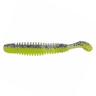 Reins Bubbling Shad 3.0 #BA03 Purple Chartreuse (BA-Edition) 6pcs