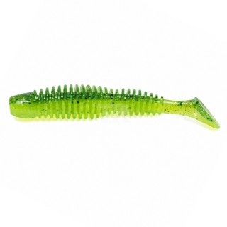 Reins Bubbling Shad 3.0 #CT01 Chartreuse Baitfish 6pcs