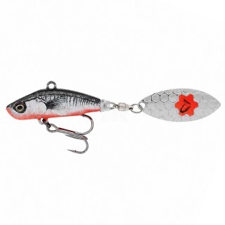 Savage Gear 3D Sticklebait Tailspin 6.5cm 9g Sinking Black Red Спинер