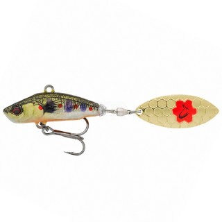 Savage Gear 3D Sticklebait Tailspin 6.5cm 9g Sinking Brown Trout Smolt Спинер