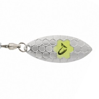 Savage Gear 3D Sticklebait Tailspin 6.5cm 9g Sinking Green Silver Ayu Спинер