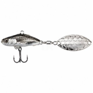 Savage Gear 3D Sticklebait Tailspin 7.3cm 13g Sinking Black Silver Спинер