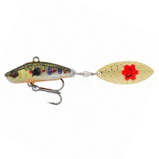 Savage Gear 3D Sticklebait Tailspin 7.3cm 13g Sinking Brown Trout Smolt Спинер