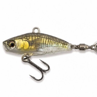 Savage Gear 3D Sticklebait Tailspin 8cm 18g Sinking Green Silver Ayu Спинер