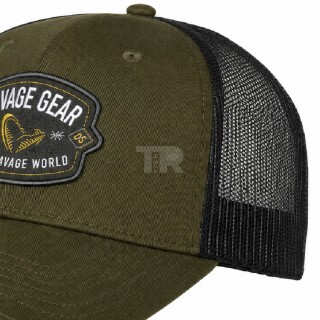 Savage Gear Badge Trucker Cap Green