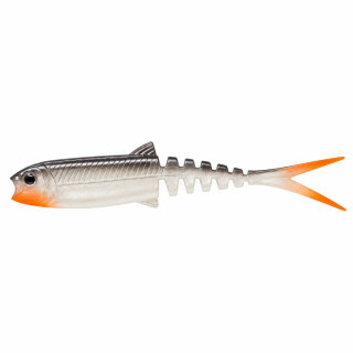 Силиконова Примамка Savage Gear Cannibal Minnow V-Tail 12.5 cm 12.8 g White Black