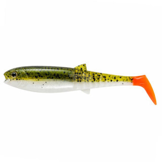 Силиконова примамка Savage Gear Cannibal Shad 8 cm 5 g – Olive Hot Orange 