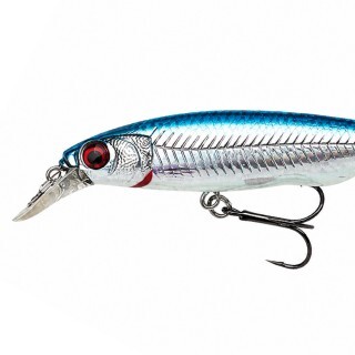 Savage Gear Gravity Twitch SR 8.3cm 10g Suspending Blue Chrome Воблер