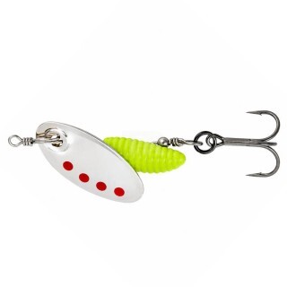 Въртяща Блесна Savage Gear Grub Spinners #0 2.2 g Sinking Silver Red Lime 