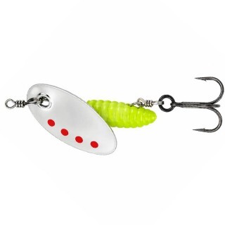Въртяща Блесна Savage Gear Grub Spinners #2 5.8 g Sinking Silver Red Lime