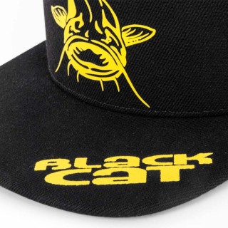 Шапка с козирка BLACK CAT Black/Yellow Trucker Cap