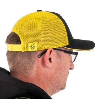 Шапка с козирка BLACK CAT Black/Yellow Trucker Cap