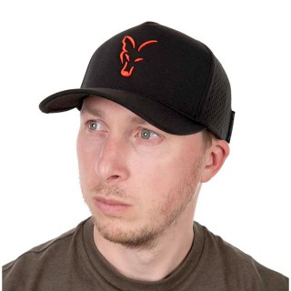 Шапка с козирка FOX Collection Baseball Cap - Black/Orange