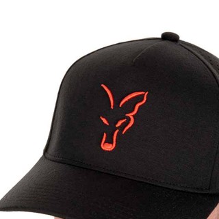 Шапка с козирка FOX Collection Baseball Cap - Black/Orange
