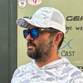 Шапка с козирка LAST CAST Camo Fish Cap