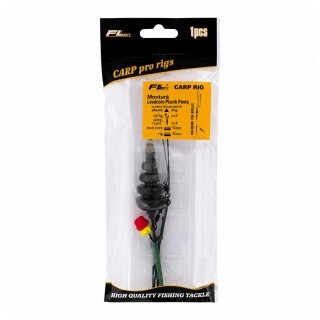 Готов шарански монтаж за теста FL Leadcore Plumb Pasta 80 g
