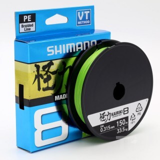 SHIMANO Kairiki PE 8 Braid, 150m - Плетено влакно