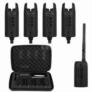 Сигнализатори със станция FL JY39 Bite Alarm Set 4+1