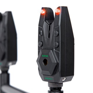 Сигнализатори със станция SONIK Herox Bite Alarm Set 3+1