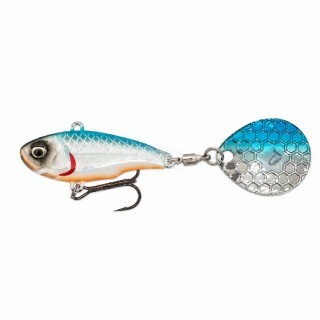 Спинер Savage Gear Fat Tail Spin 6.5cm 16g Sinking Blue Silver