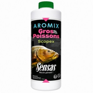 Течен ароматизатор Sensas Aromix Gros Poissons Scopex 500ml
