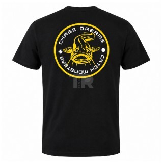Тениска Black Cat Chase Dreams Black Tee S