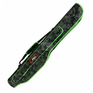 Троен твърд калъф за въдици FL Camo Green