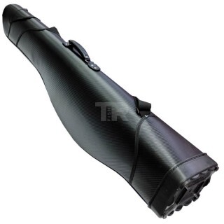 Троен твърд калъф за въдици KAIDA Black, 1.60m