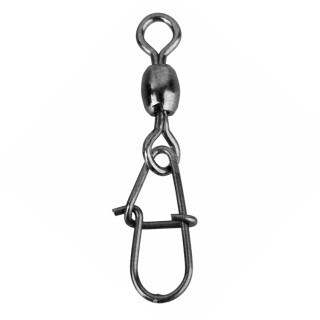 Вирбел с Карабинка Savage Gear Eggsnap Swivel XS #8 17 kg BLN – 10 бр.