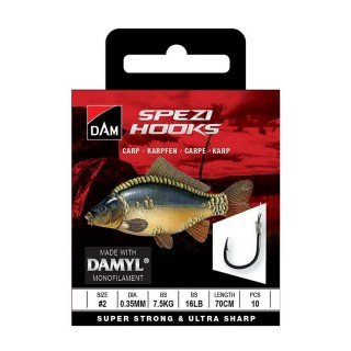 Вързани Куки DAM Spezi Carp Hooks