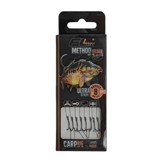 Вързани Куки с игла FL Method Feeder Ultra Strong Hooks