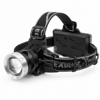 X-Bailong PM10-TG Акумулаторен LED Челник С USB Зареждане И Zoom