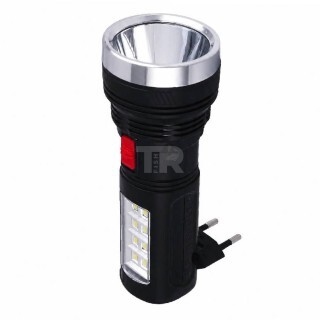 Yajia YJ-227 Акумулаторен LED Фенер 1W + 8 SMD