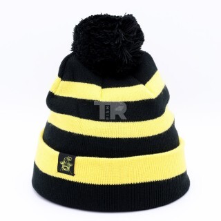 Зимна шапка BLACK CAT Beanie Hat Black/Yellow