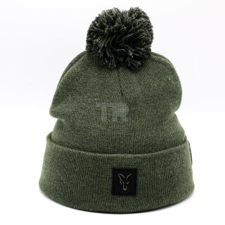 Зимна шапка FOX Collection Bobble Hat- Green/Black